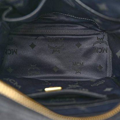 MCM Visetos Studded Small Stark M Backpack Black 5 of 10