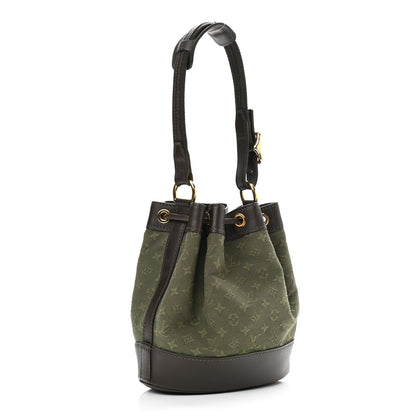 Louis Vuitton Mini Monogram Noelie Kaki 3 of 12