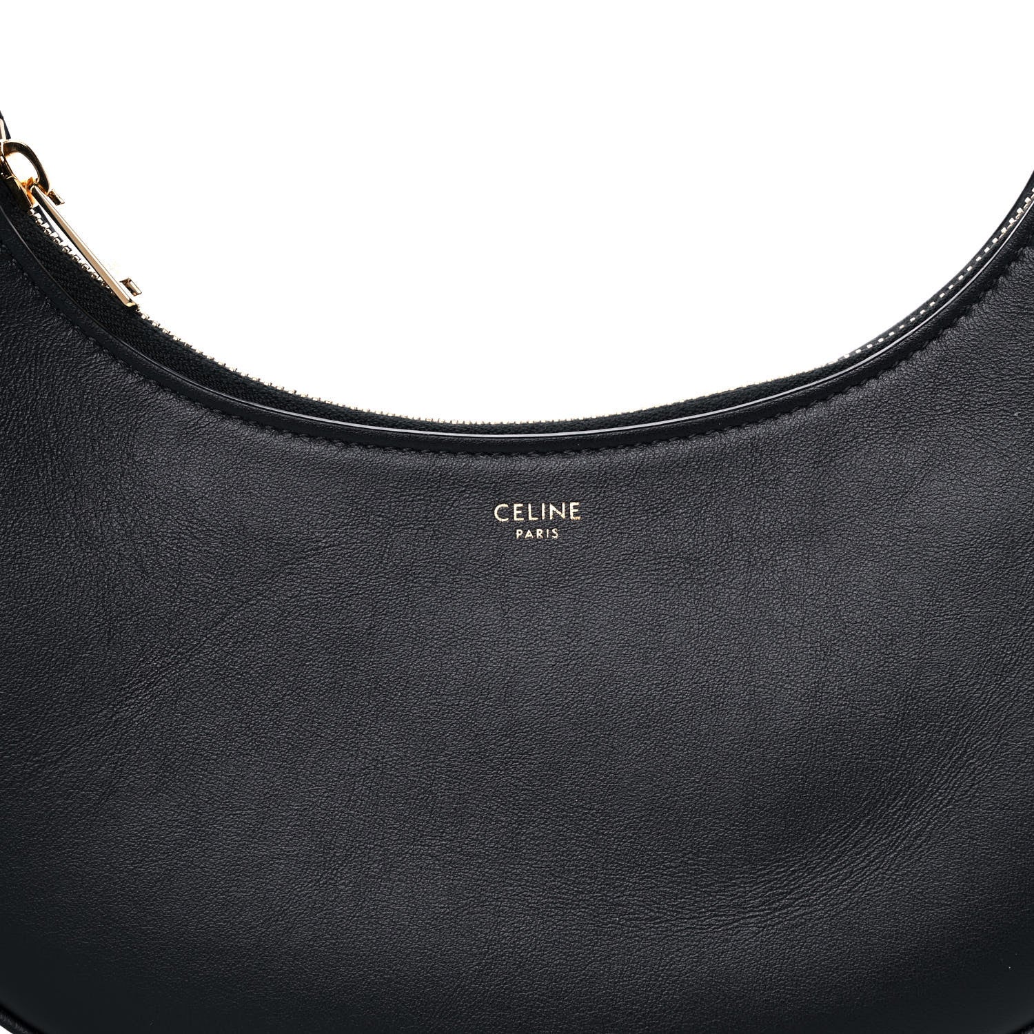 Celine Smooth Calfskin Medium Strap Ava Shoulder Bag Black 5 of 8