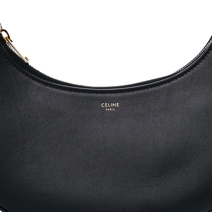 Celine Smooth Calfskin Medium Strap Ava Shoulder Bag Black 5 of 8
