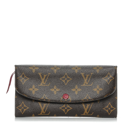 Louis Vuitton Monogram Emilie Wallet Fuchsia 1 of 8