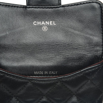 Chanel Lambskin Quilted Coin Purse Black 6 of 7