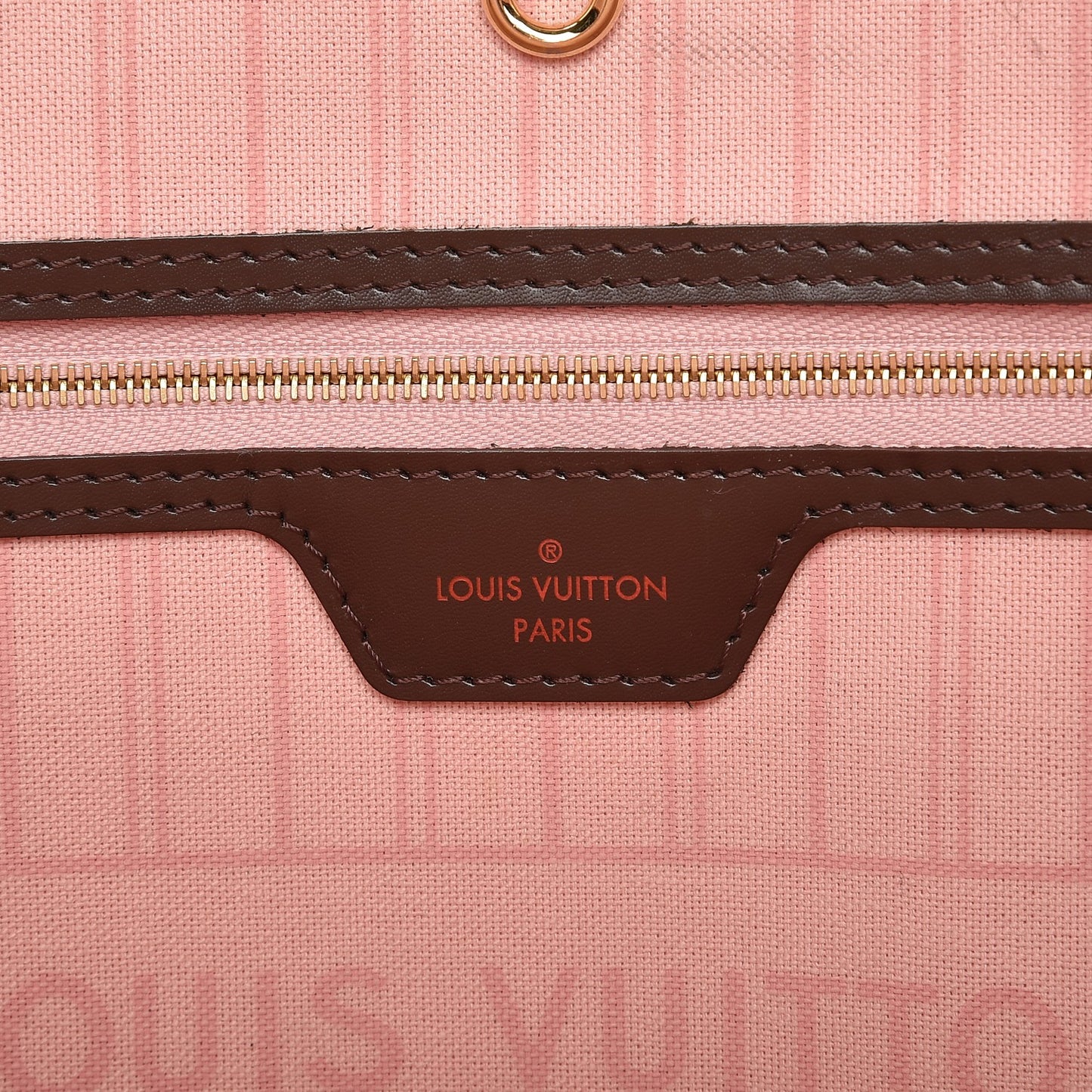 Damier Ebene Neo Neverfull MM Rose Ballerine