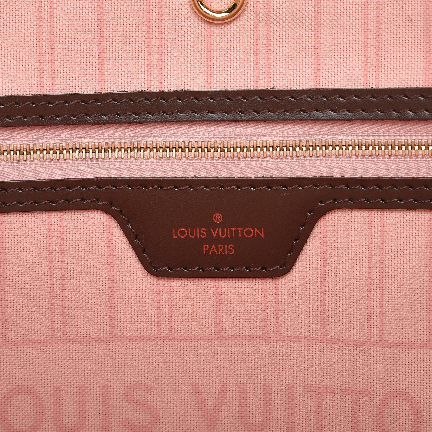 Louis Vuitton Damier Ebene Neo Neverfull MM Rose Ballerine 7 of 17