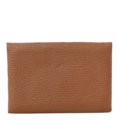 Hermes Chevre Mysore Calvi Card Case Quebracho 1 of 8