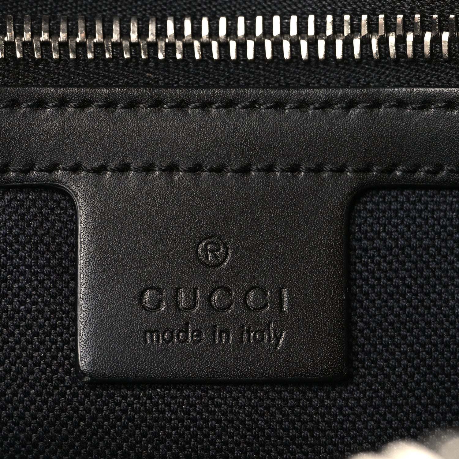 Gucci Soft GG Supreme Monogram Web Belt Bag Black Grey 6 of 11