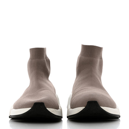 Balenciaga Technical 3D Recycled Knit Bi-Color Sole Mens Speed 2.0 Sneakers 45 Dark Beige White Black 2 of 9
