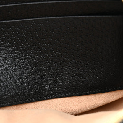Gucci Textured Calfskin Web Ophidia Round Wrist Wallet  Black 6 of 7