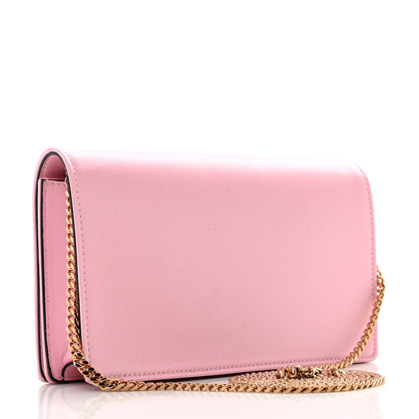 Satin La Medusa Mini Crossbody Pink