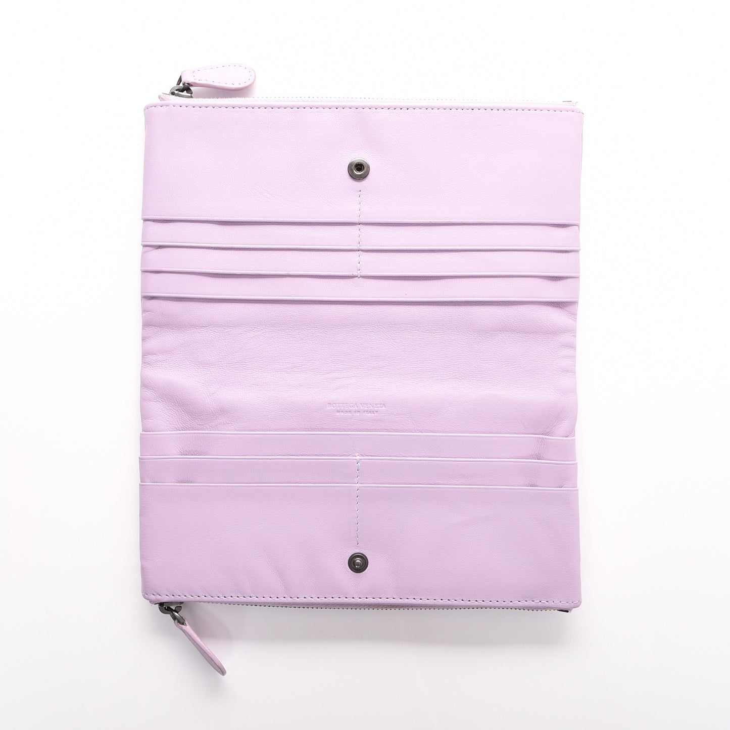 Nappa Intrecciato Fold Over Wallet Parme