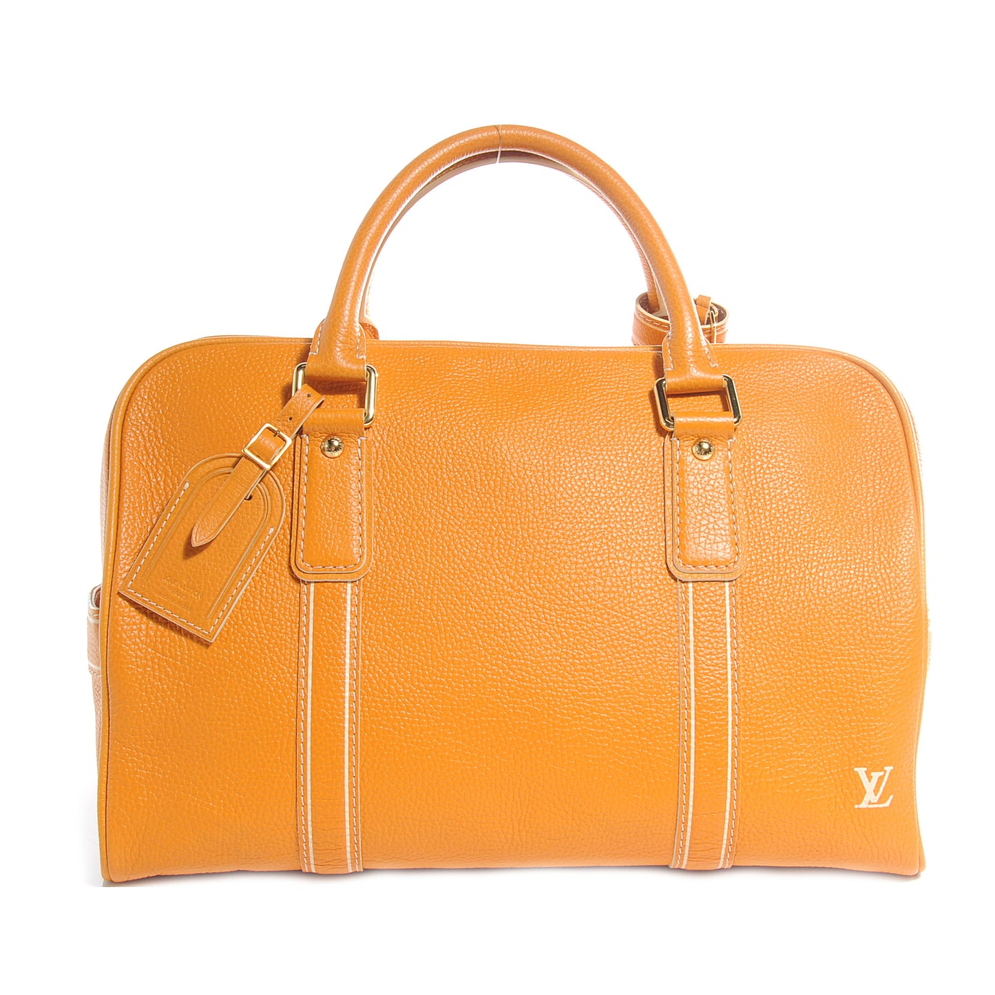 Tobago Leather Carryall Yellow