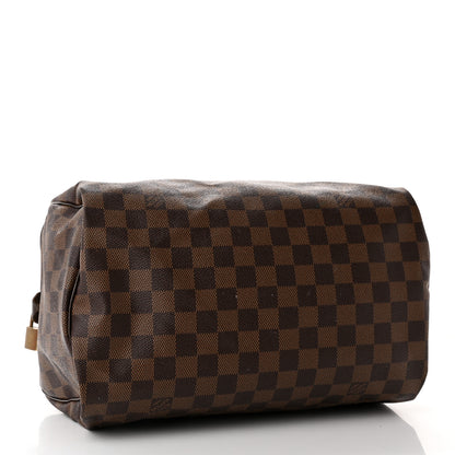 Louis Vuitton Damier Ebene Speedy 30 4 of 15