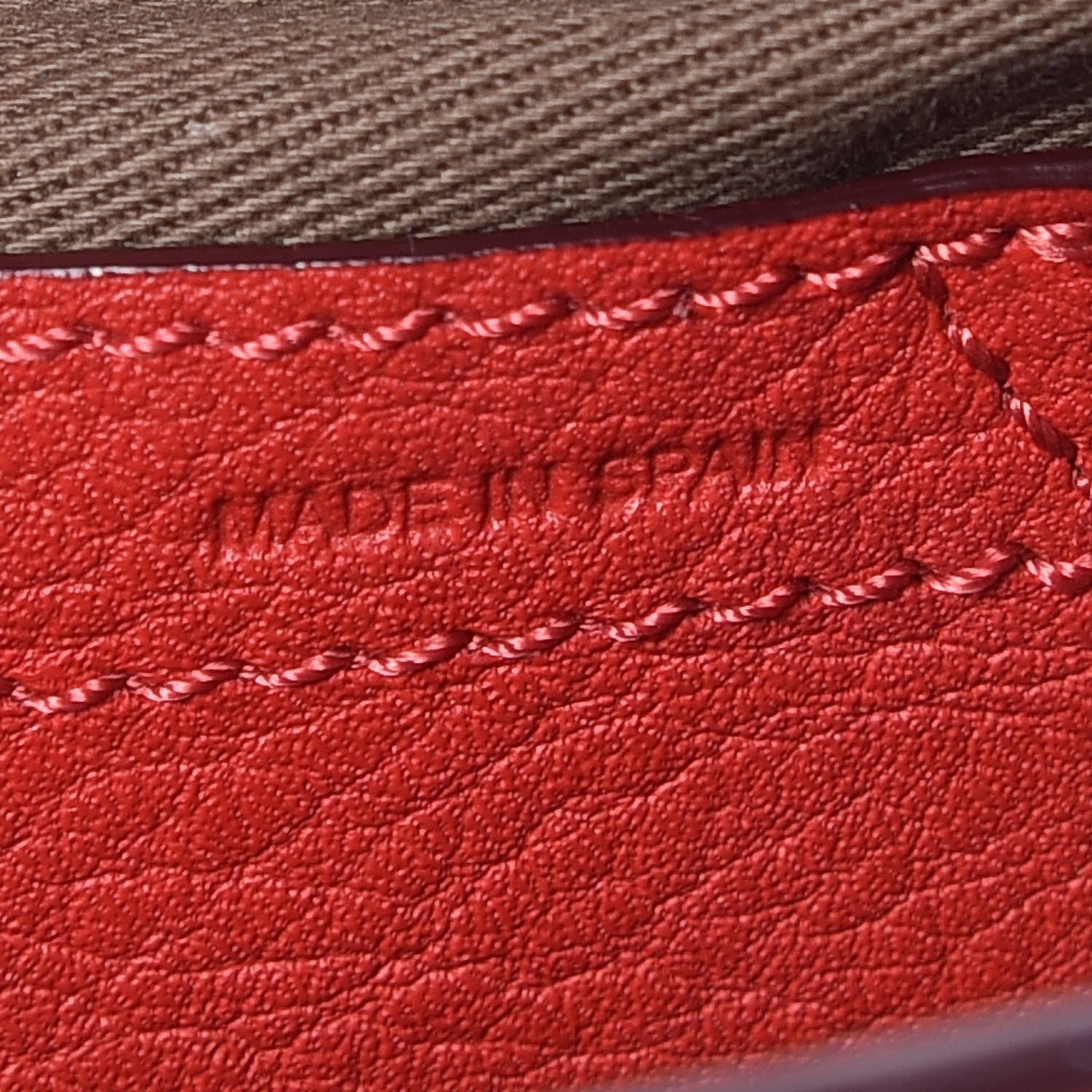Chloe Calfskin Mini Marcie Round Crossbody Bag Red 8 of 12