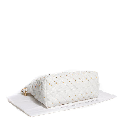 Marc Jacobs Lambskin Quilted Rio Stardust Satchel White 4 of 7