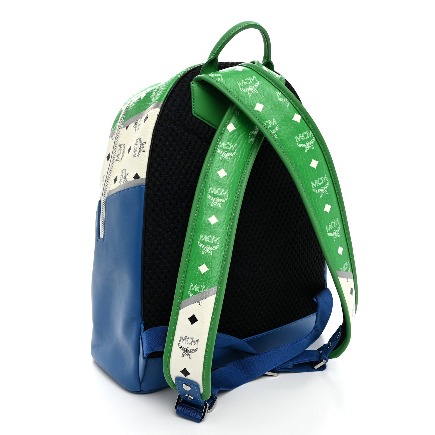 Visetos Chevron Medium Colorblock Stark Backpack Blue