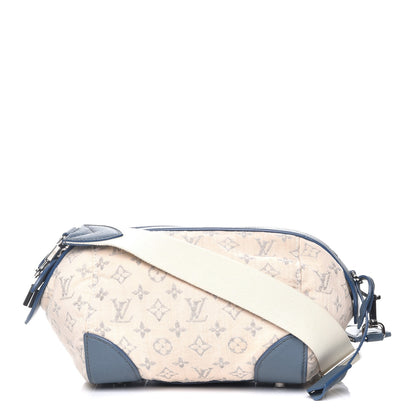 Louis Vuitton Monogram Denim Pochette Round Blue 1 of 7