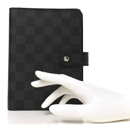 Louis Vuitton Damier Graphite Medium Ring Agenda Cover 2 of 7