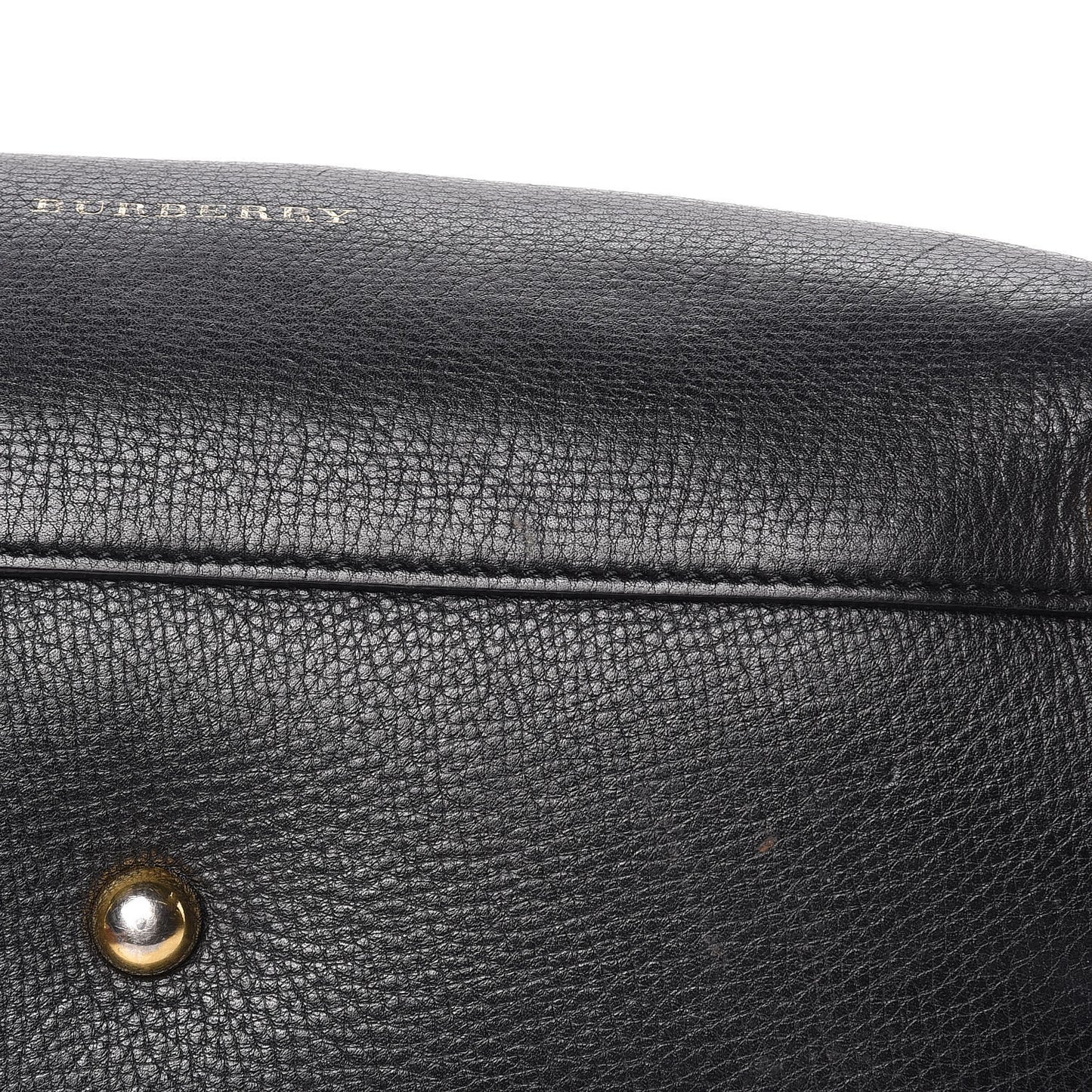 Smooth Calfskin Medium Banner Tote Black