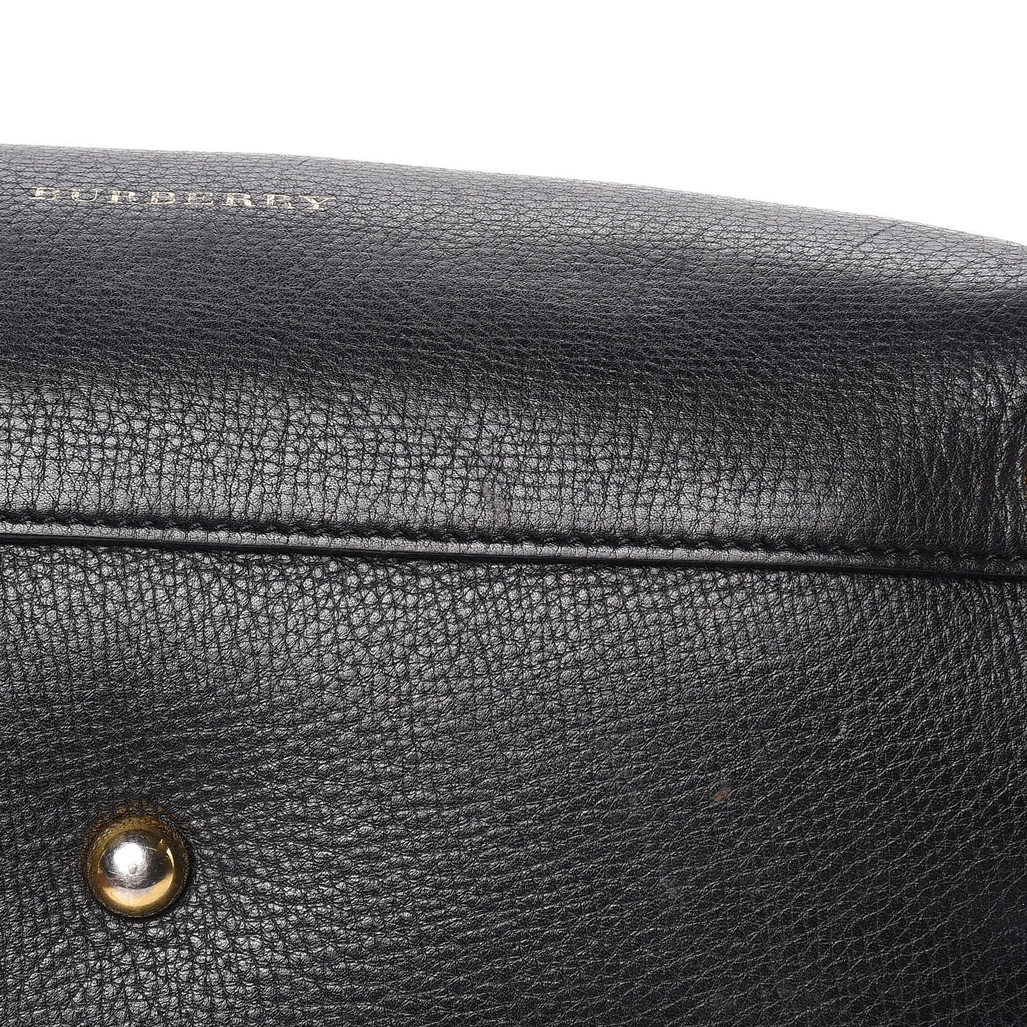 Burberry Smooth Calfskin Medium Banner Tote Black 15 of 20