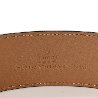 Gucci Calfskin Double G 40mm Belt 95 38 Tan 3 of 7