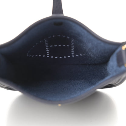 Hermes Taurillon Clemence Evelyne TPM Bleu Nuit 5 of 13