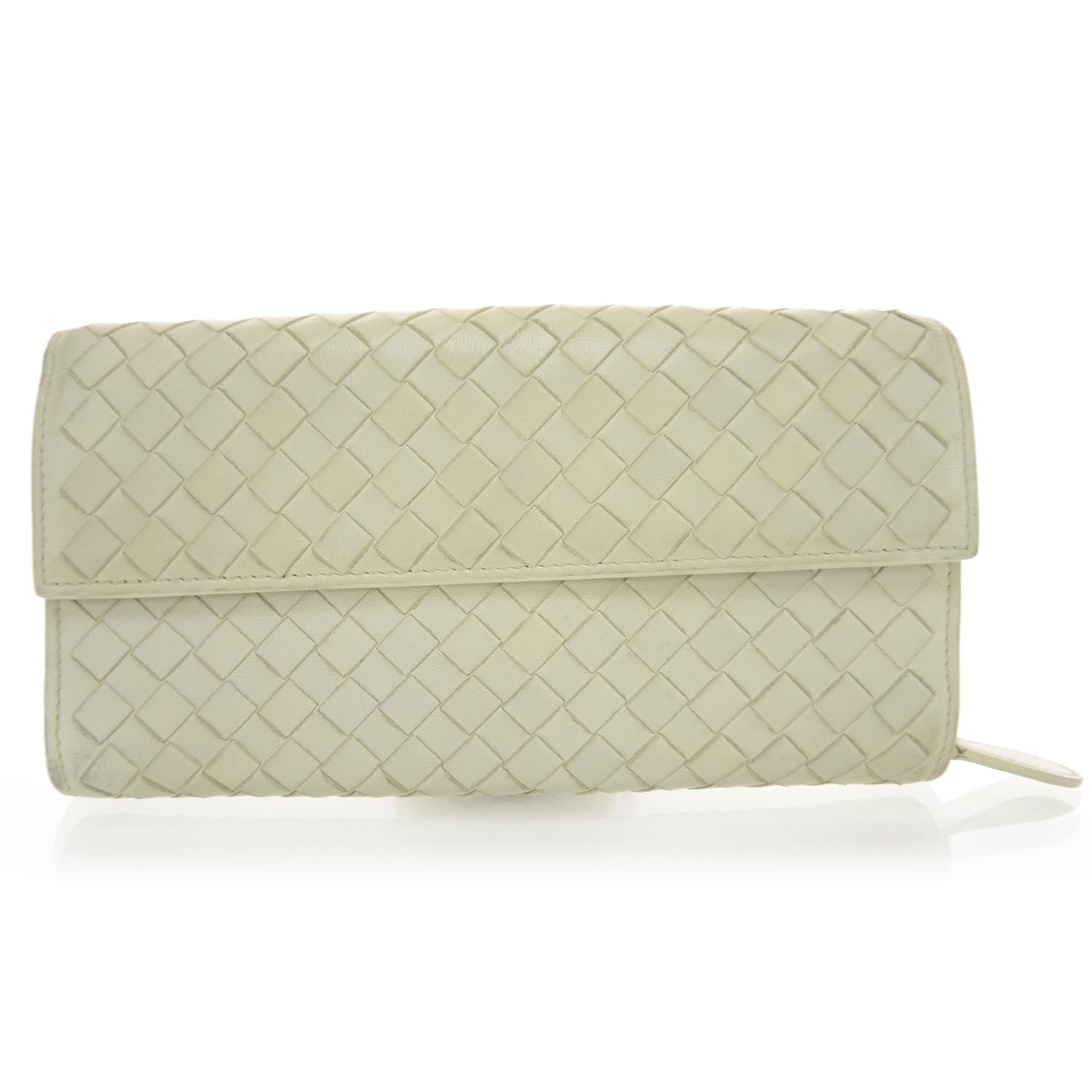 Nappa Intrecciato Continental Flap Wallet