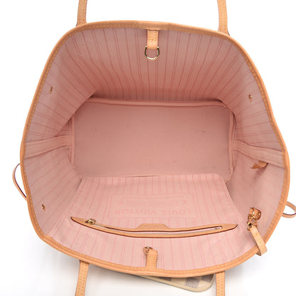 Louis Vuitton Damier Azur Neo Neverfull MM Rose Ballerine 6 of 16
