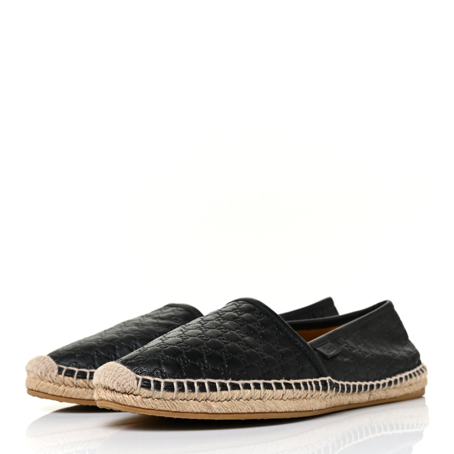 Microguccissima Signature Espadrilles 39.5 Black