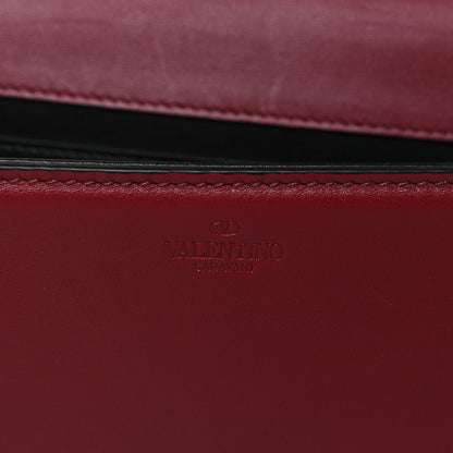 Valentino Garavani Calfskin Vlogo Loco Crossbody Bag Dark Red 6 of 9