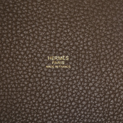 Hermes Taurillon Clemence Picotin Lock 18 PM Etoupe 11 of 21