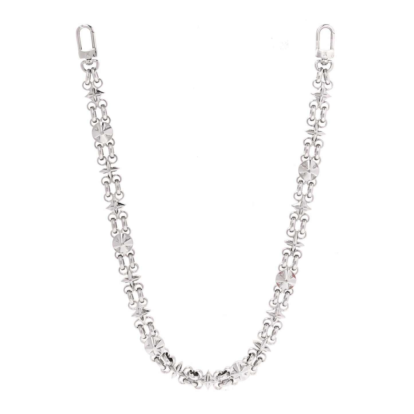 Metal My Flower Chain Bag Charm Silver Silver