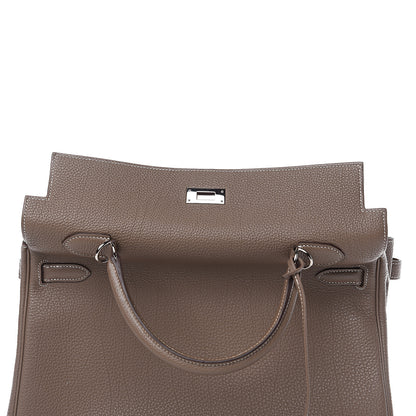 Hermes Togo Kelly Retourne 35 Etoupe 18 of 27