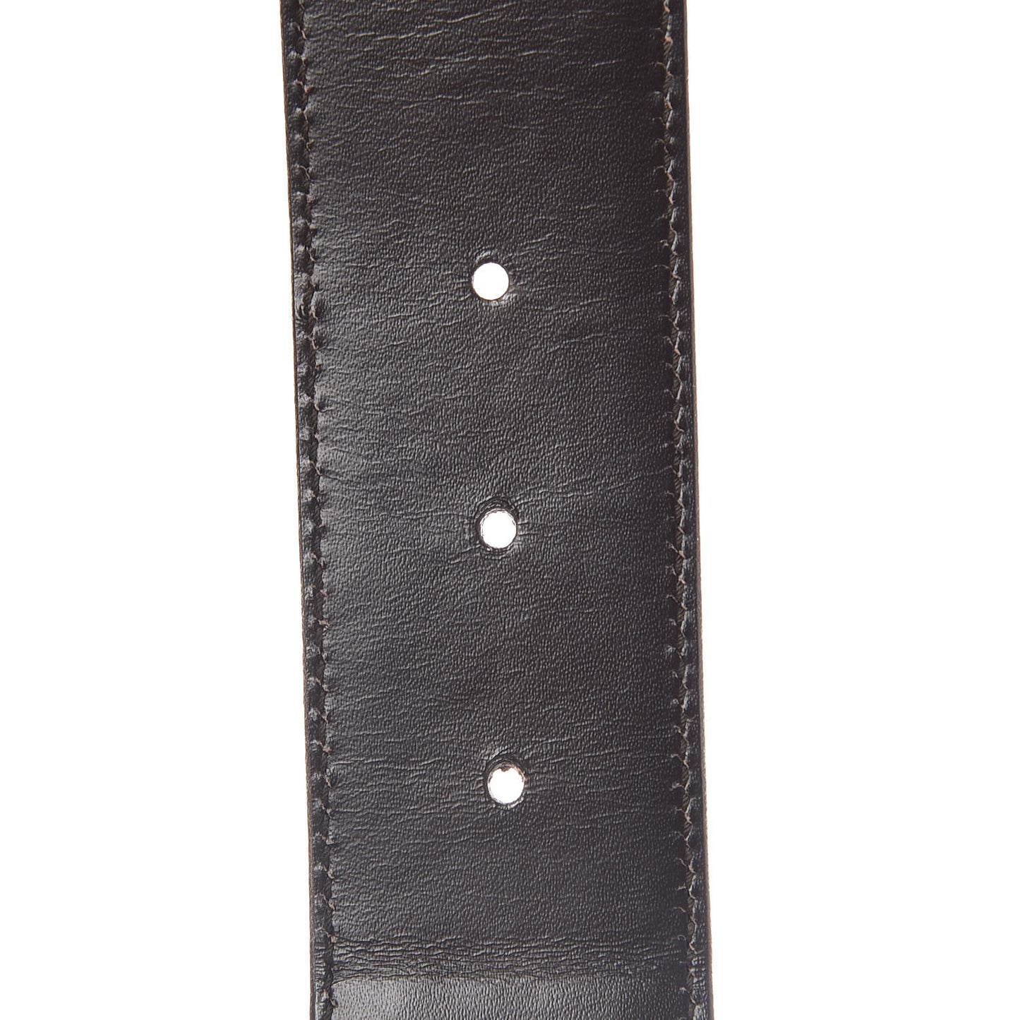 Calfskin Suede Interlocking G Belt 85 34 Brown