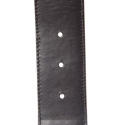 Gucci Calfskin Suede Interlocking G Belt 85 34 Brown 6 of 10
