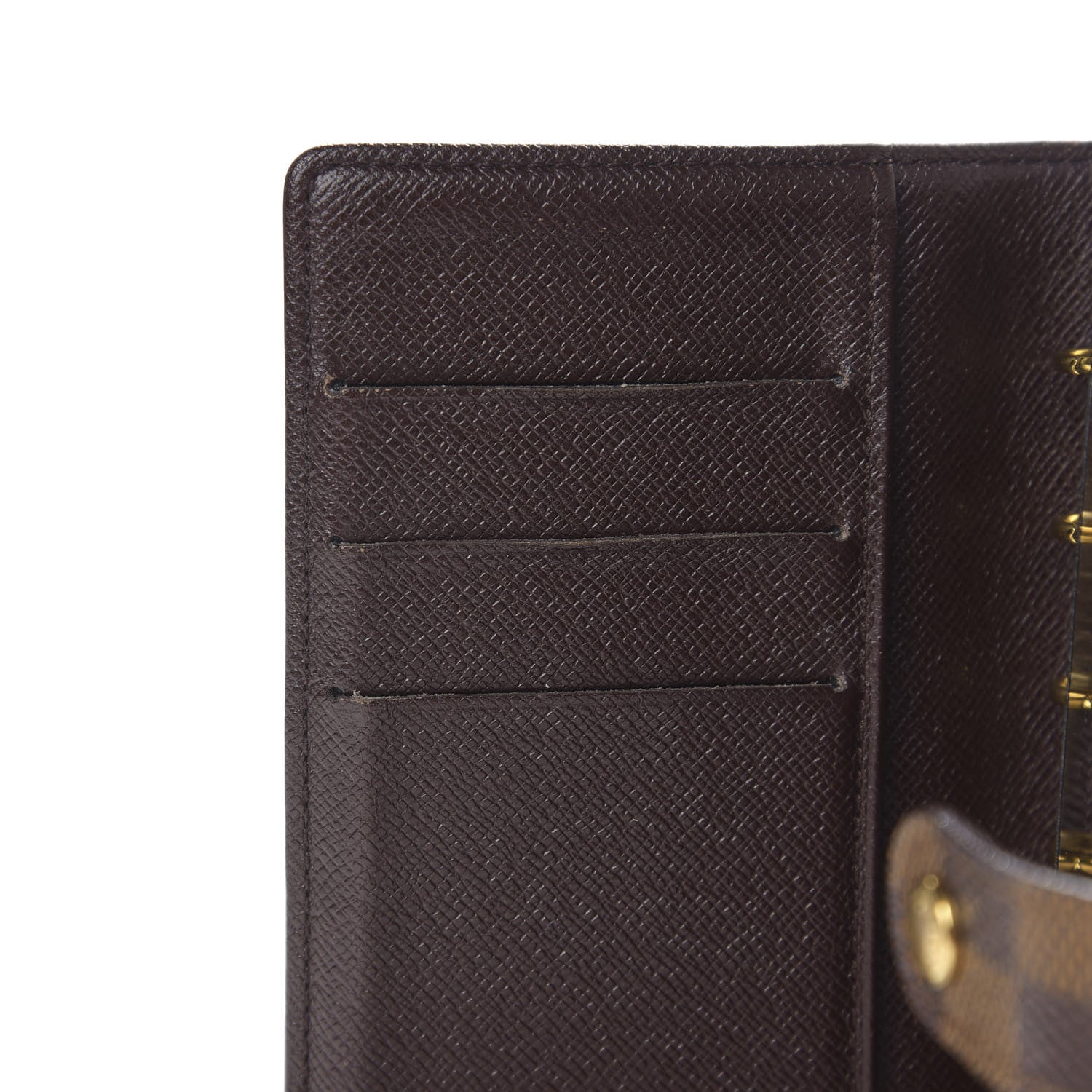 Louis Vuitton Damier Ebene Small Ring Agenda 5 of 7