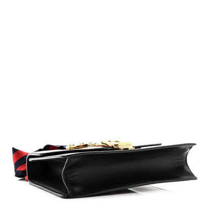 Gucci Calfskin Small Sylvie Shoulder Bag Black 4 of 10