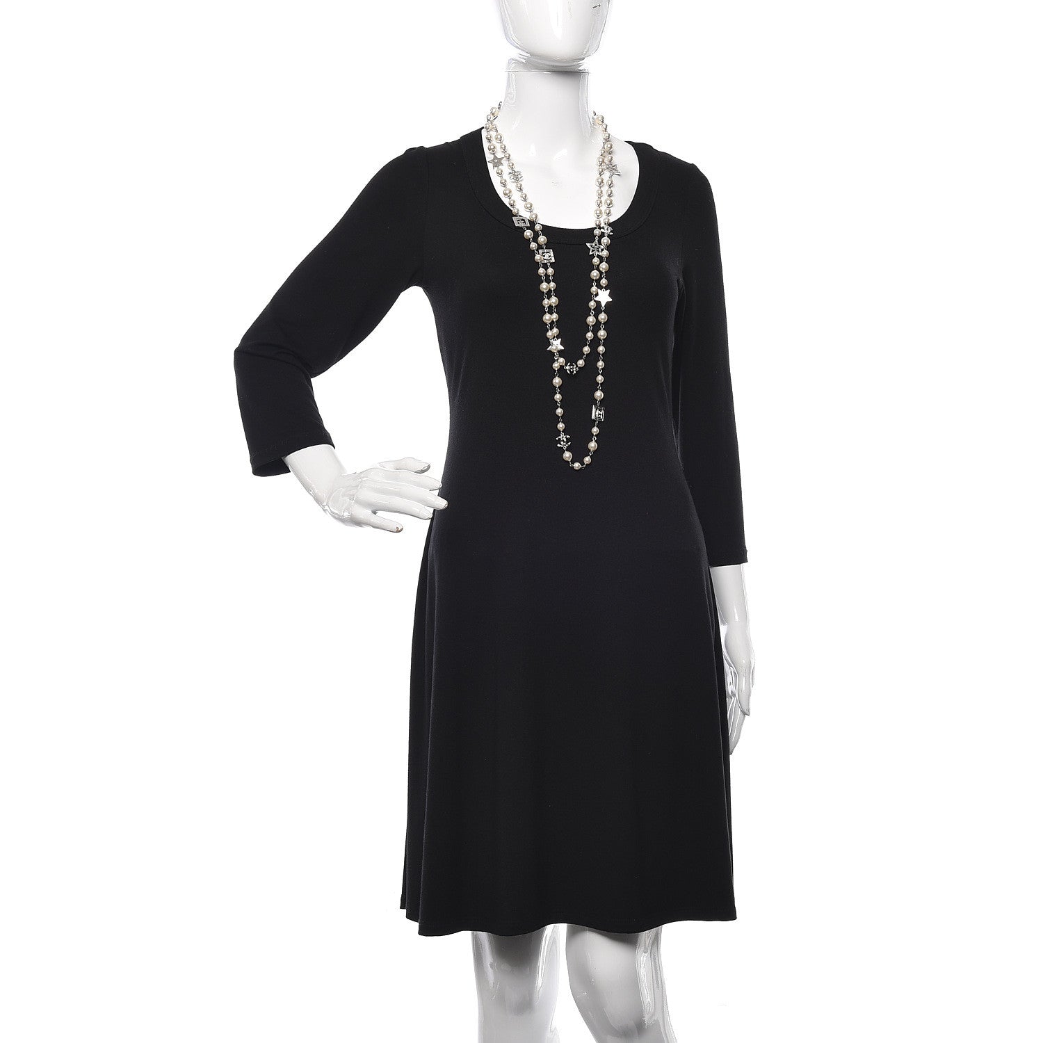 Chanel Pearl CC Star Long Necklace Gold 3 of 12