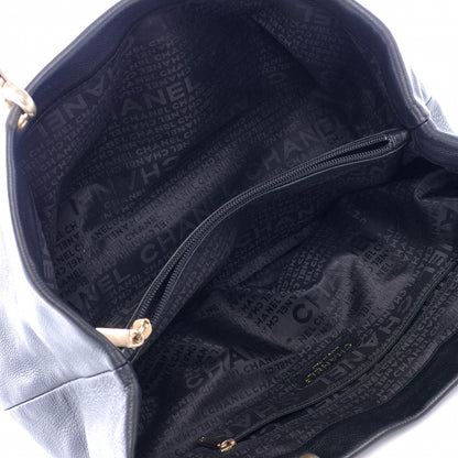 Chanel Caviar CC Handbag Black 8 of 8