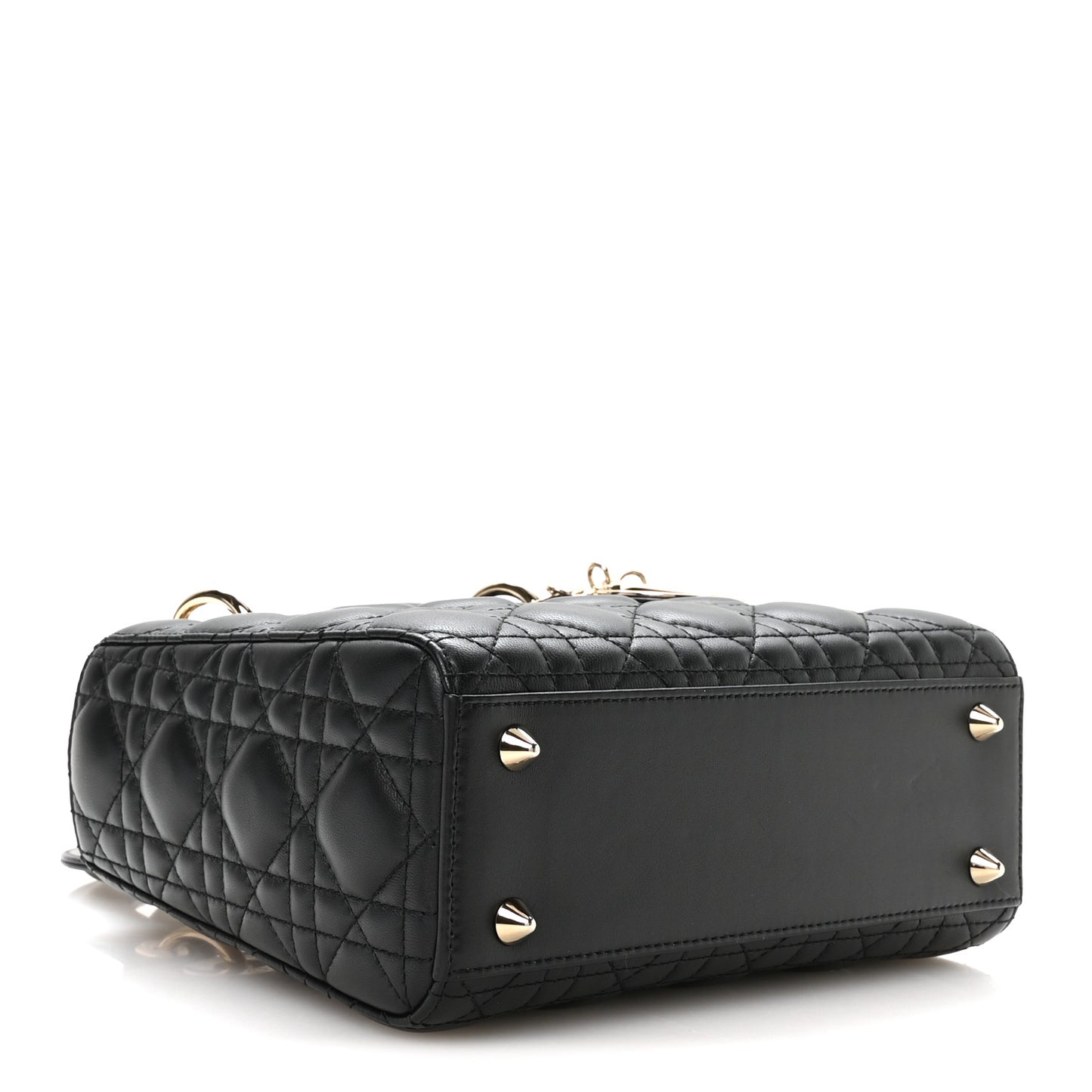 Lambskin Cannage Small My ABCDior Lady Dior Black