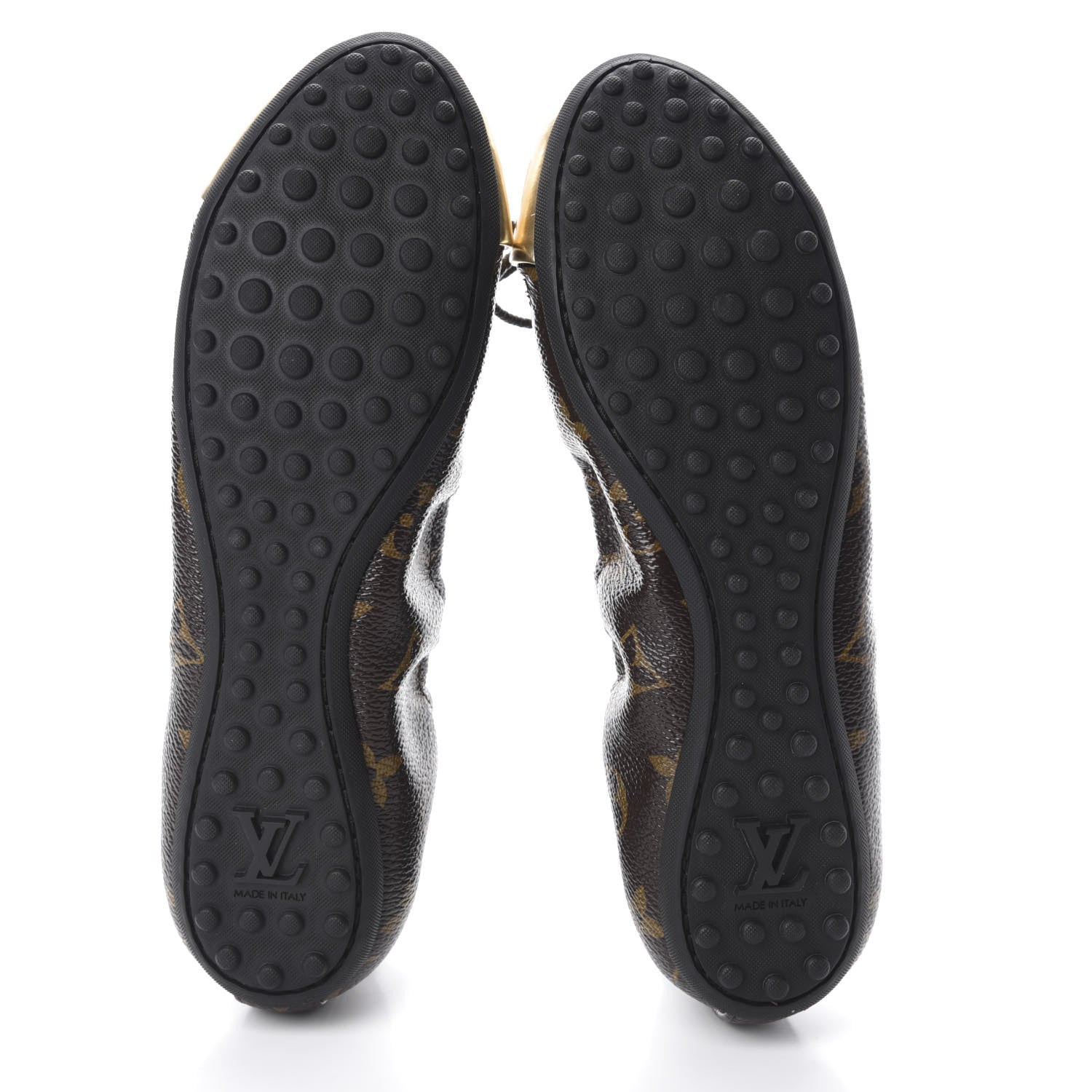 Louis Vuitton Monogram Flirty Ballet Flats 36 Gold 8 of 12