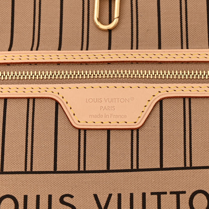 Louis Vuitton Monogram Stamped Inside Out Neverfull Bandouliere GM Beige 6 of 9