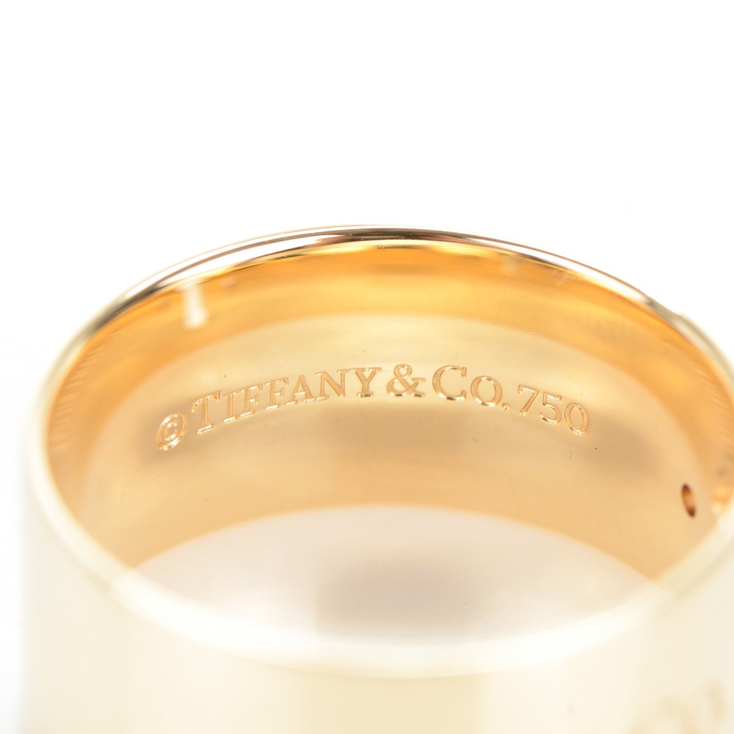 18K Yellow Gold Diamond Locks Ring 7.5