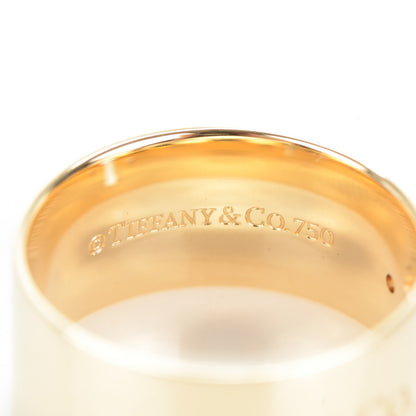Tiffany 18K Yellow Gold Diamond Locks Ring 7.5 4 of 4