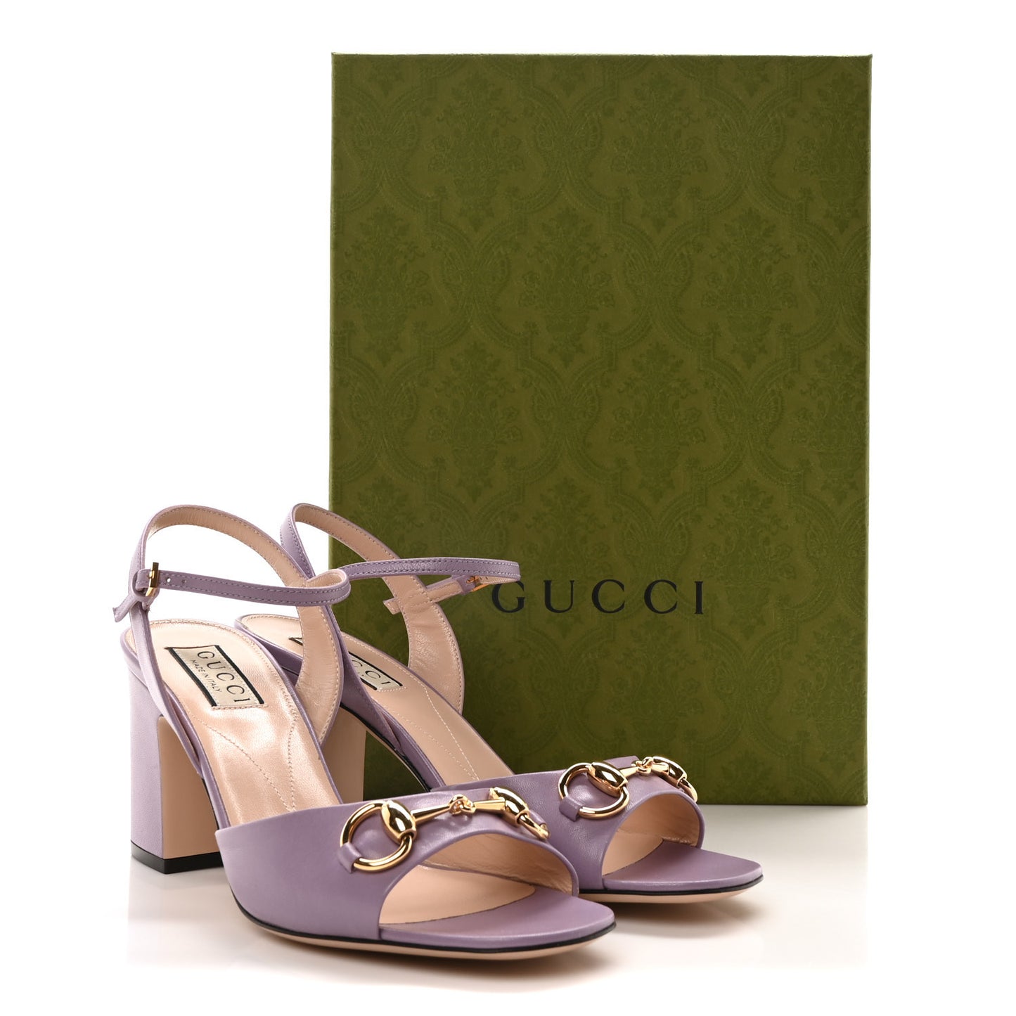 Malaga Kid Horsebit Lady 75mm Sandals 37.5 Pale Lavander