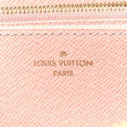 Louis Vuitton Damier Azur Zippy Wallet Rose Ballerine 6 of 6