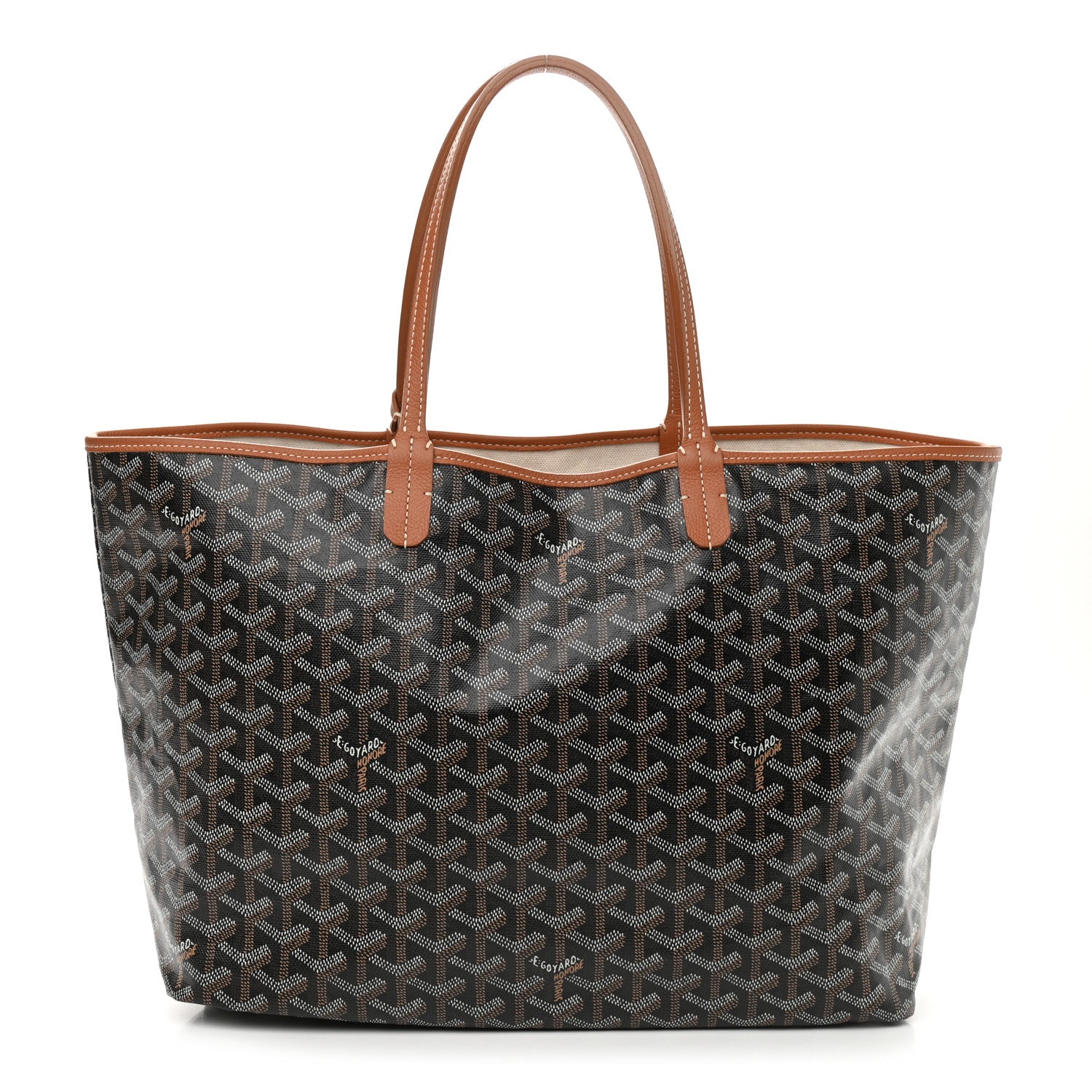 Goyard Goyardine Saint Louis PM Black Gold 4 of 10