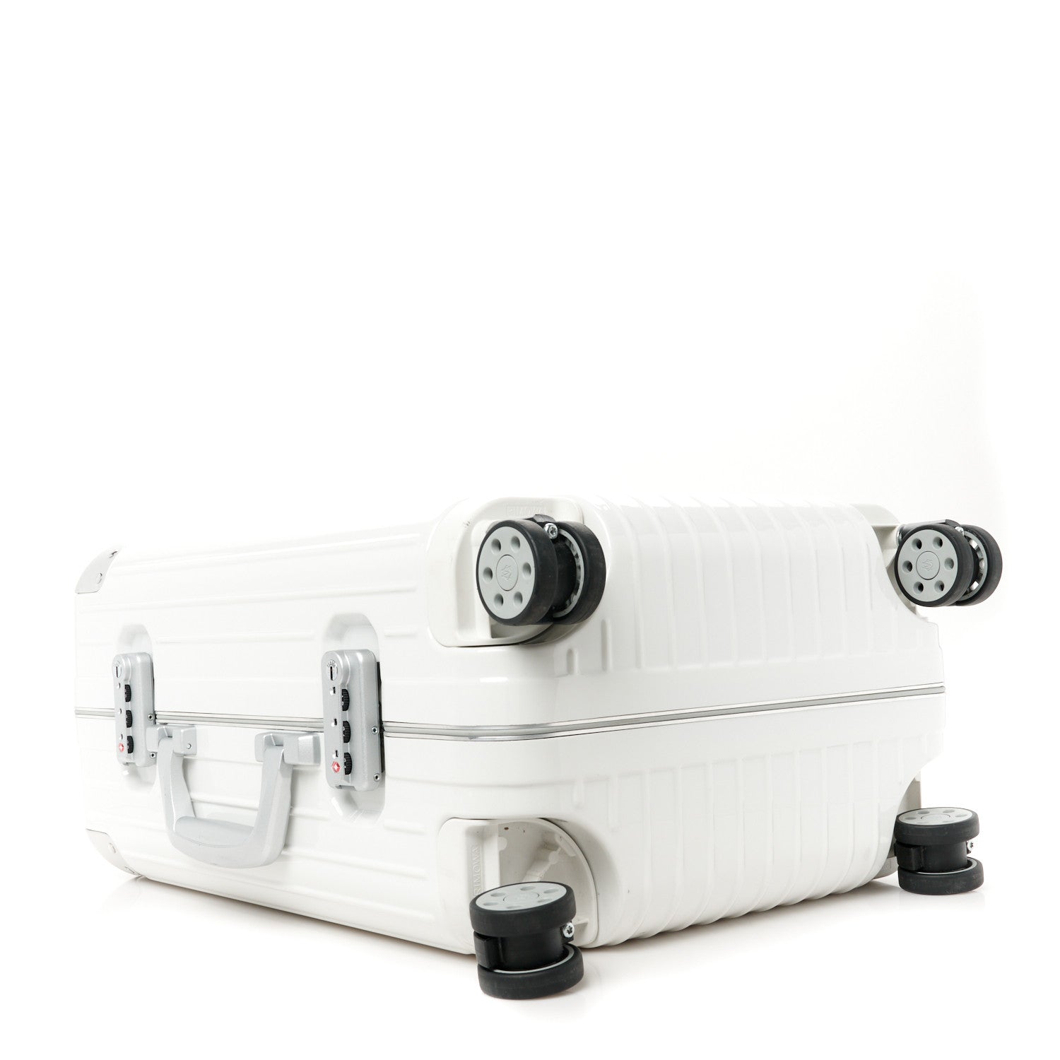 Rimowa Gloss Polycarbonate Aluminum Hybrid Cabin Gloss White 3 of 14