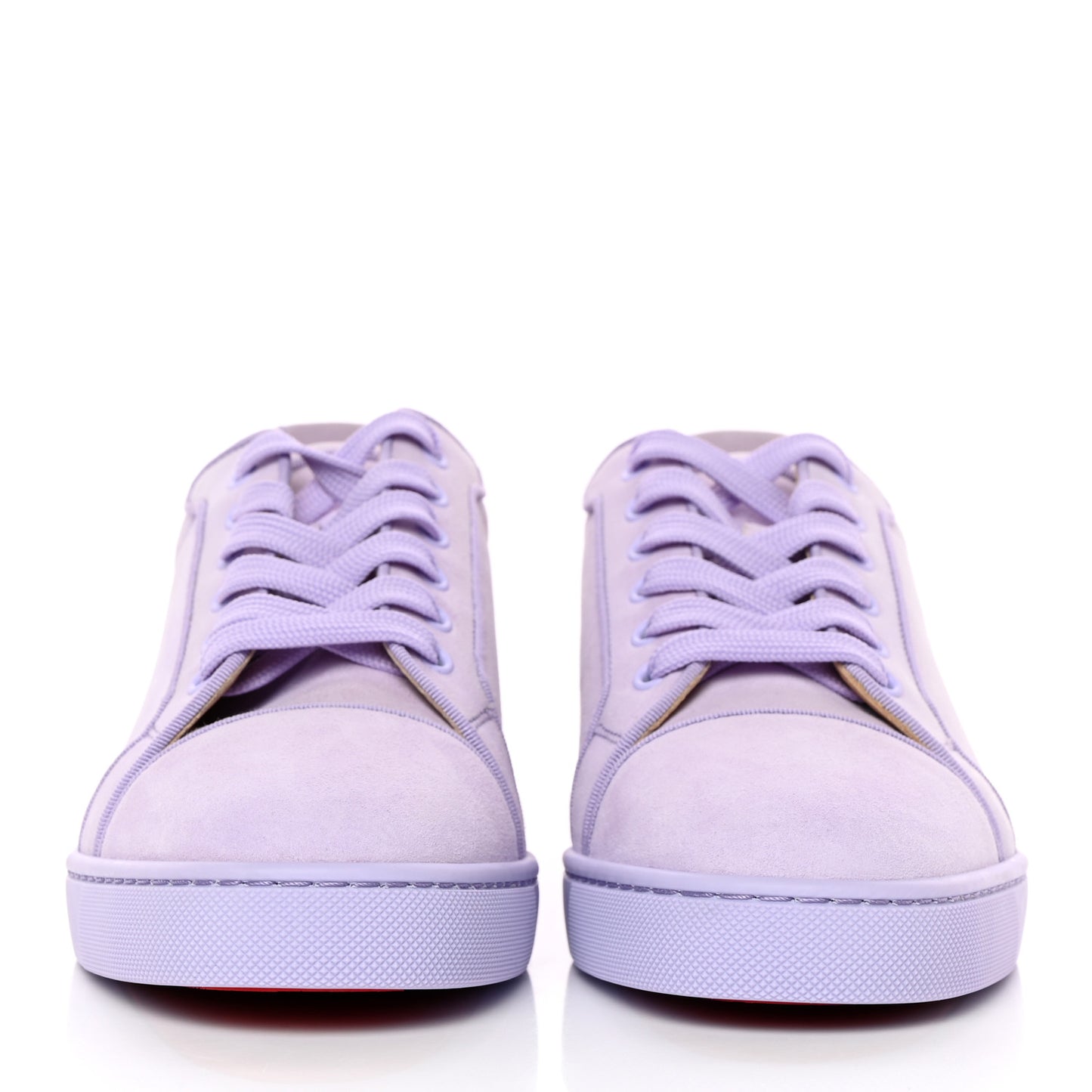 Veau Velours Louis Junior Flat Sneakers 40 Lilac Smoke