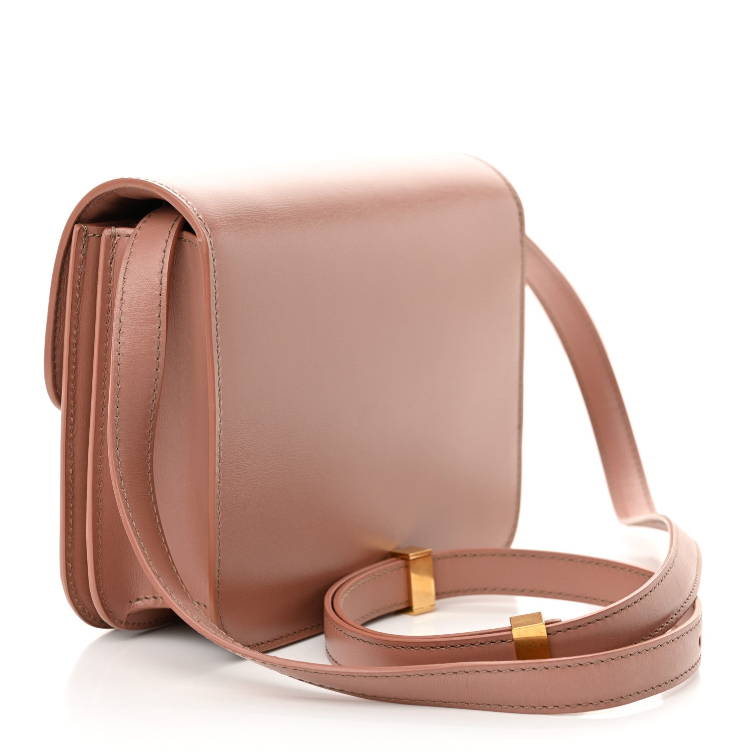 Celine Box Calfskin Teen Classic Box Flap Bag Antique Rose 3 of 11