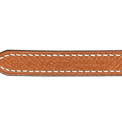 Hermes Swift Epsom 13mm Focus Belt 65 Black Gold 5 of 6
